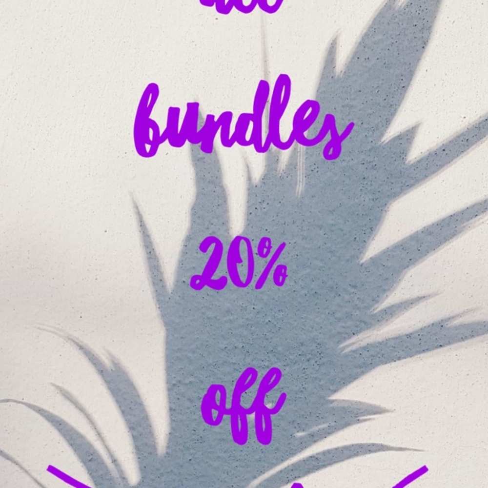 Bundles 20% off!!!